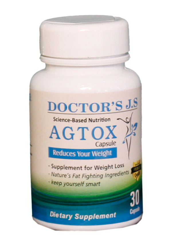 AGTOX Weight Loss Capsules – Doctor’s J.S. – 30 Capsules
